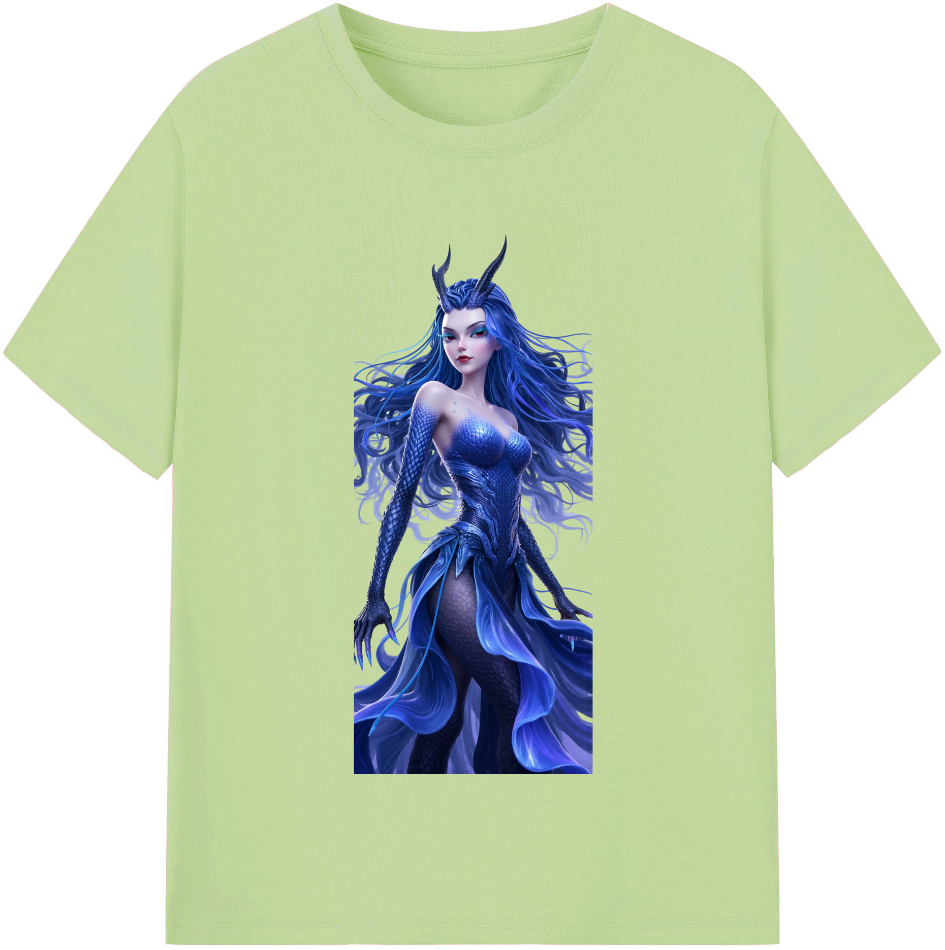 （画像用） Ne Zha 2 ナタ 魔童の大暴れ 綿100％半袖Tシャツ（フロントプリント）